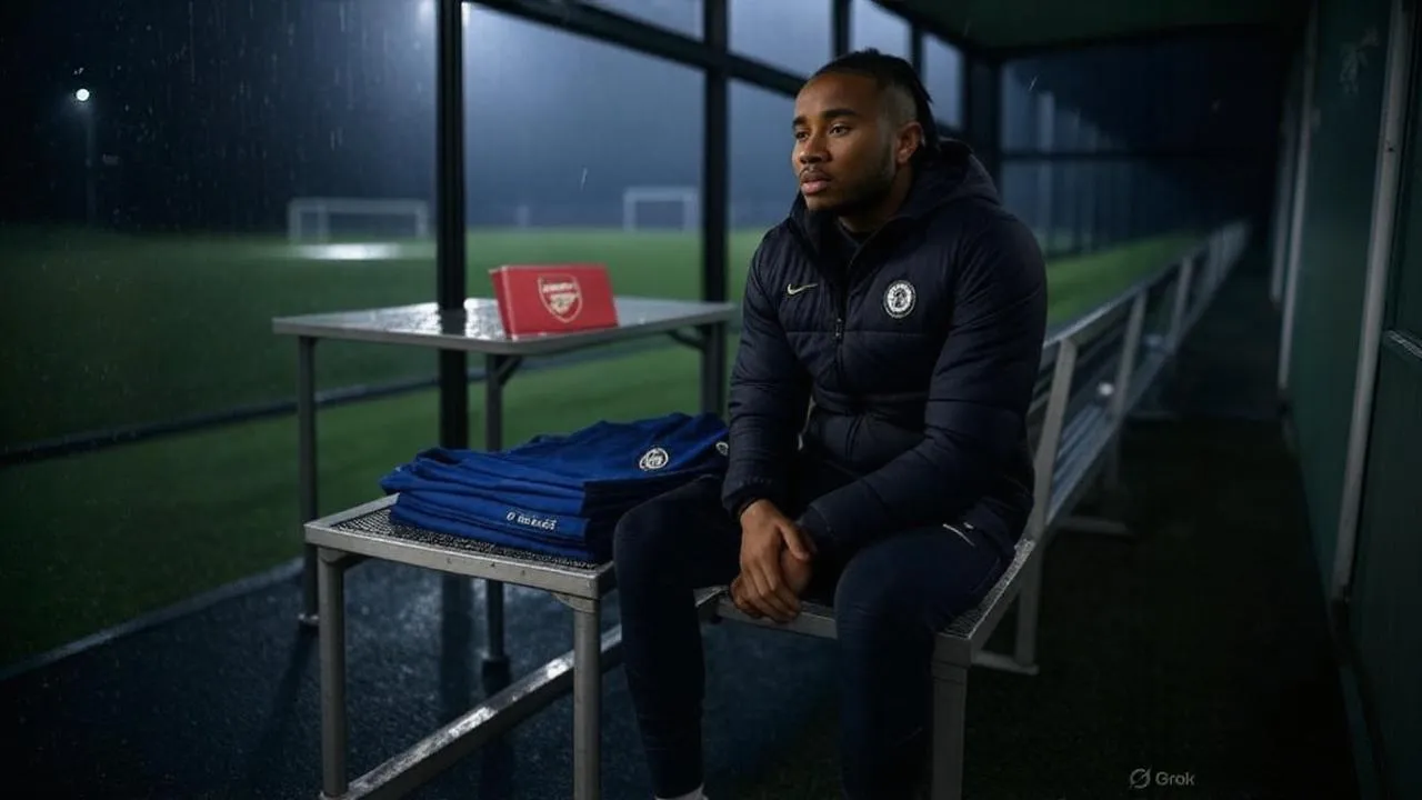 A red folder left behind becomes the silent signal of a club watching — and a player already halfway gone.