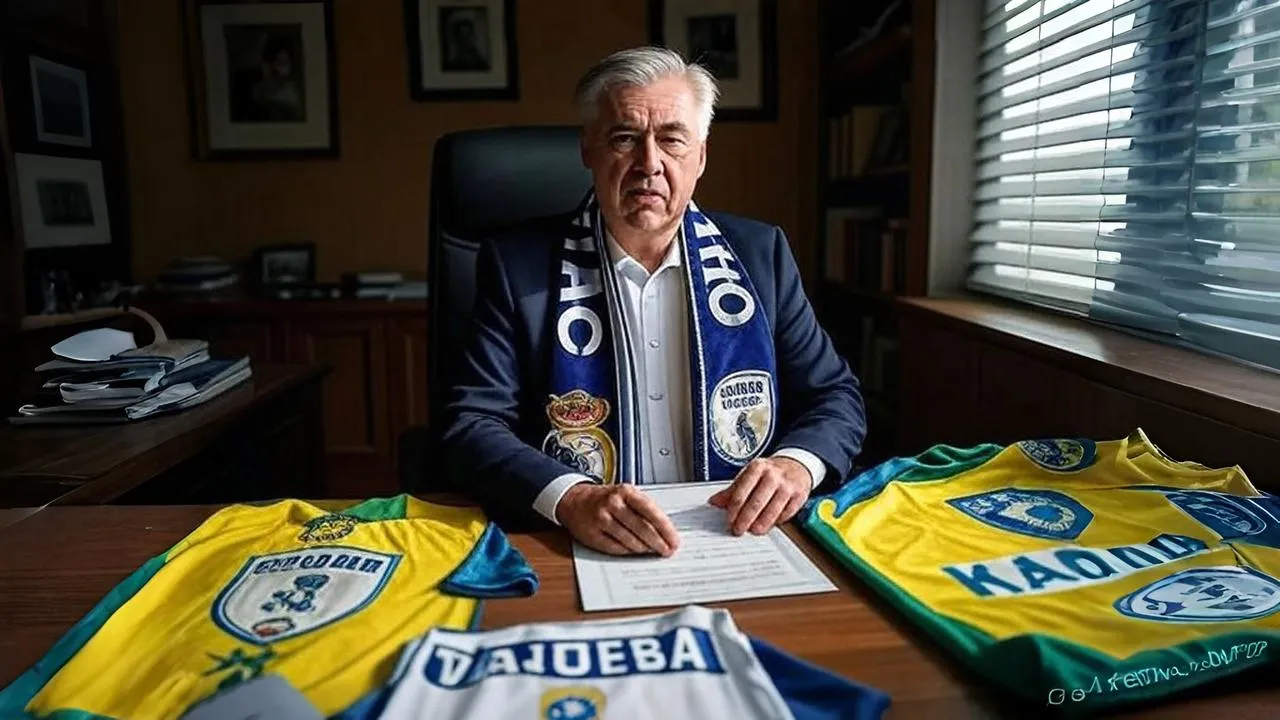 A Brazil jersey quietly resting under a Madrid scarf reflects the unspoken weight of unfinished goodbyes.
