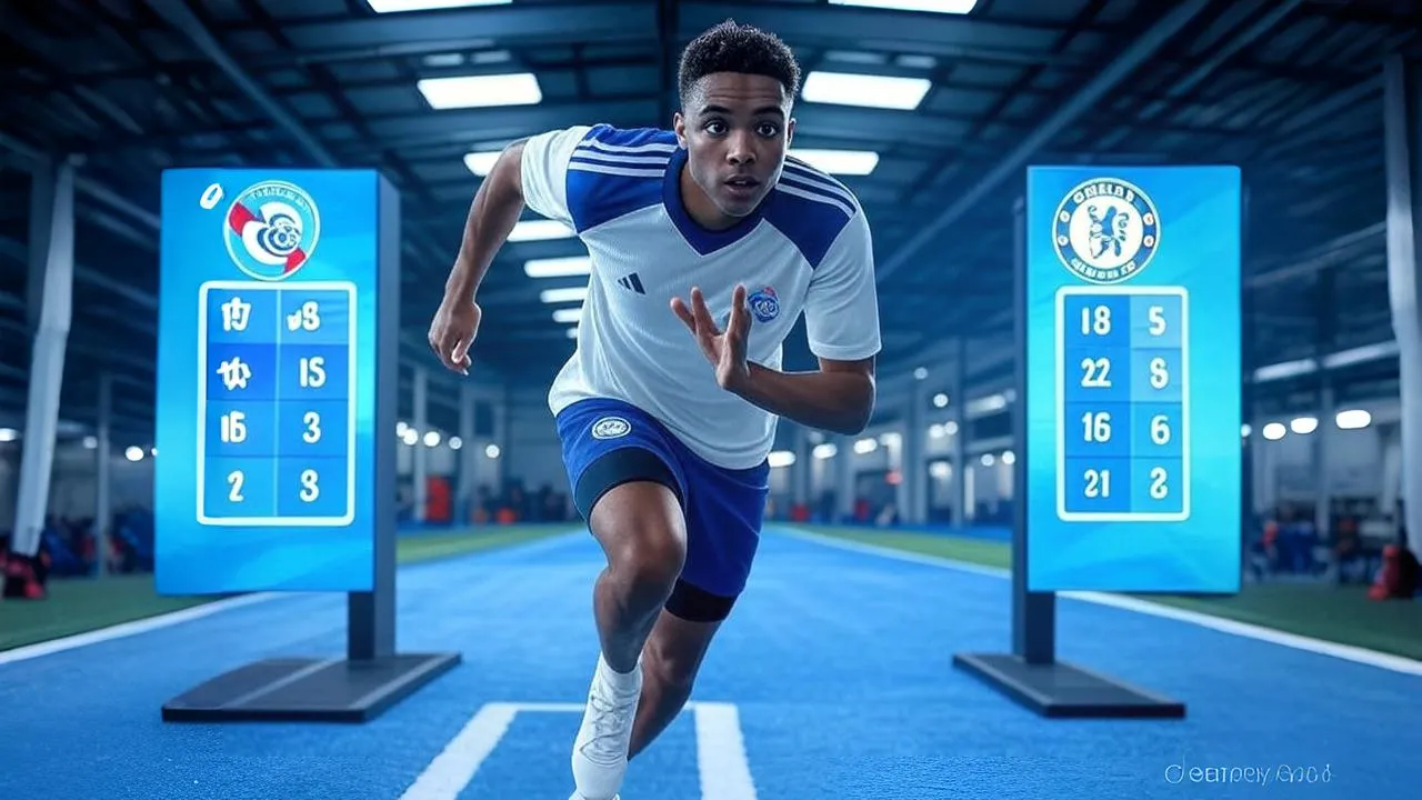 Sprinting past mirrored logos, he embodies a strategy where talent meets architecture, not chance.