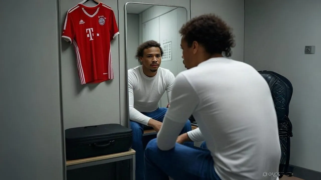 A red-circled date in the mirror reflects the quiet countdown behind a player’s contract silence.