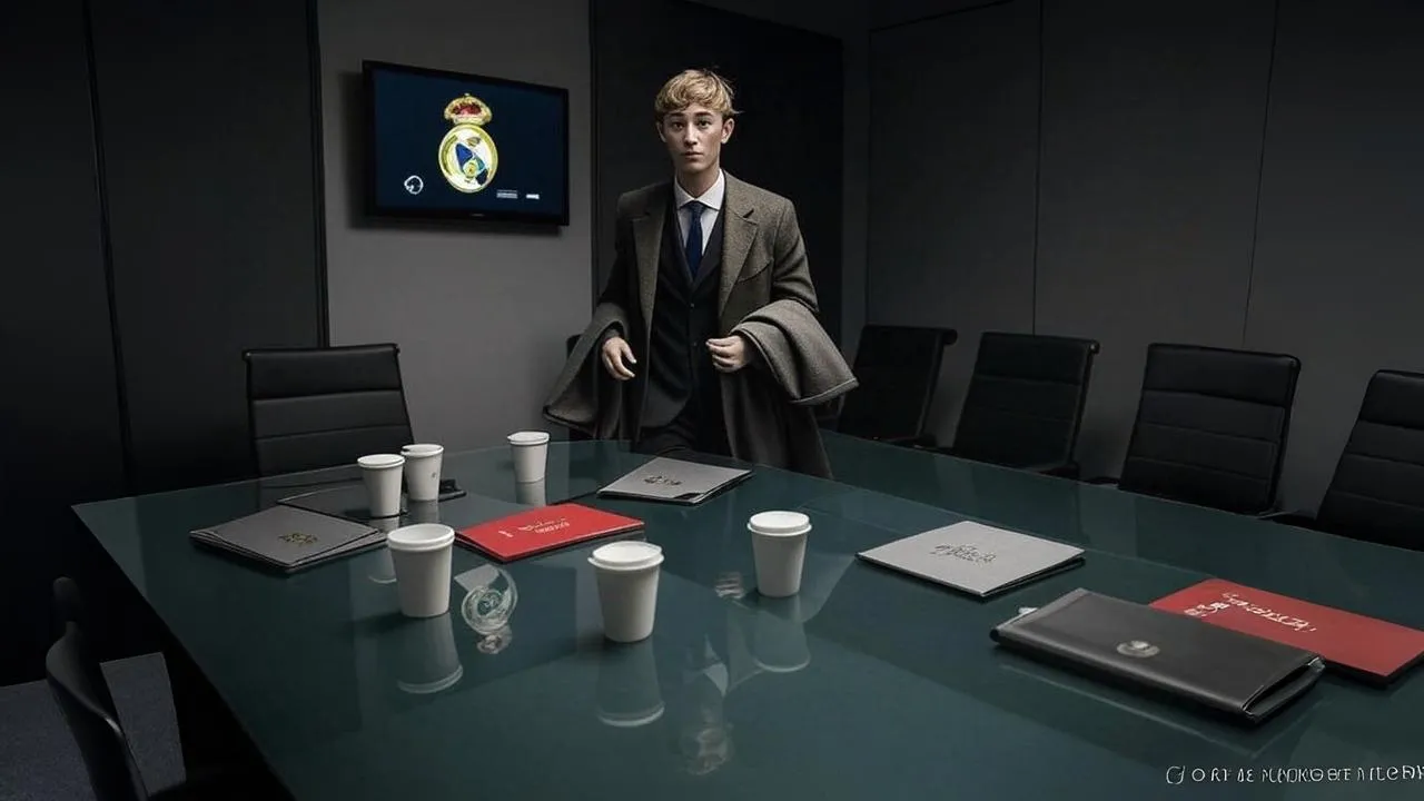 Premier League rivals too late for Huijsen Steam rising from empty coffee cups echoes Premier League hesitation as Huijsen walks toward Madrid.