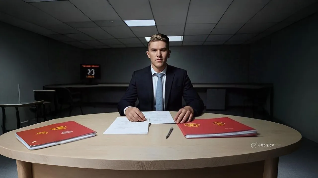 A quiet room, a blank contract — and one striker waiting for the right bell to ring.