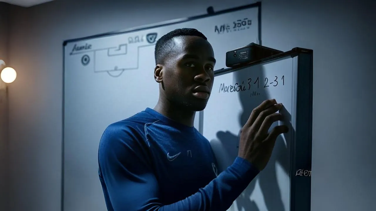 A magnetic badge on the tactics board symbolizes not arrival, but the blueprint of a role yet unclaimed.
