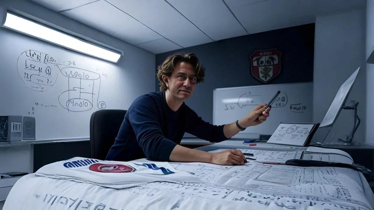 A circled “Mad10” sketch reveals Frank’s balancing act between tactical identity and emotional inheritance.