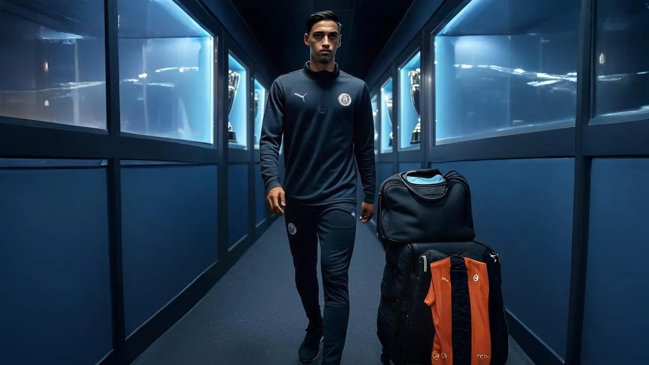 A folded Netherlands shirt beside City colours captures Reijnders’ layered pursuit of legacy.