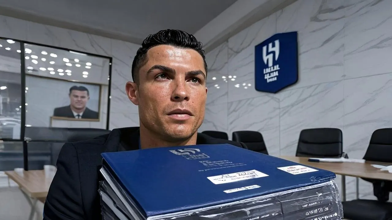 A sealed folder and a distant reflection mark the respectful rejection of stardom misaligned with principle.