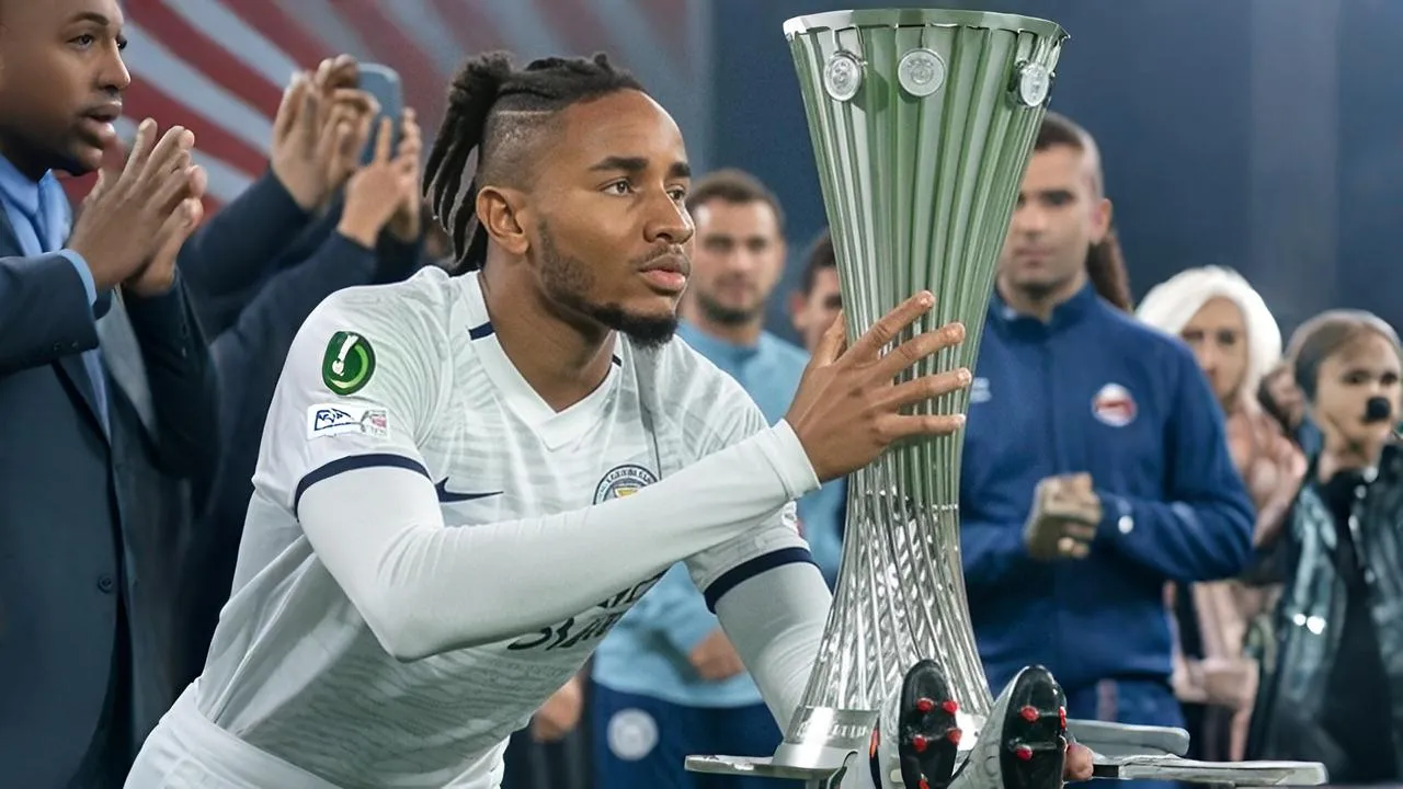 Nkunku’s untied boots echo a season spent on standby, symbolizing unused promise and shifting plans.